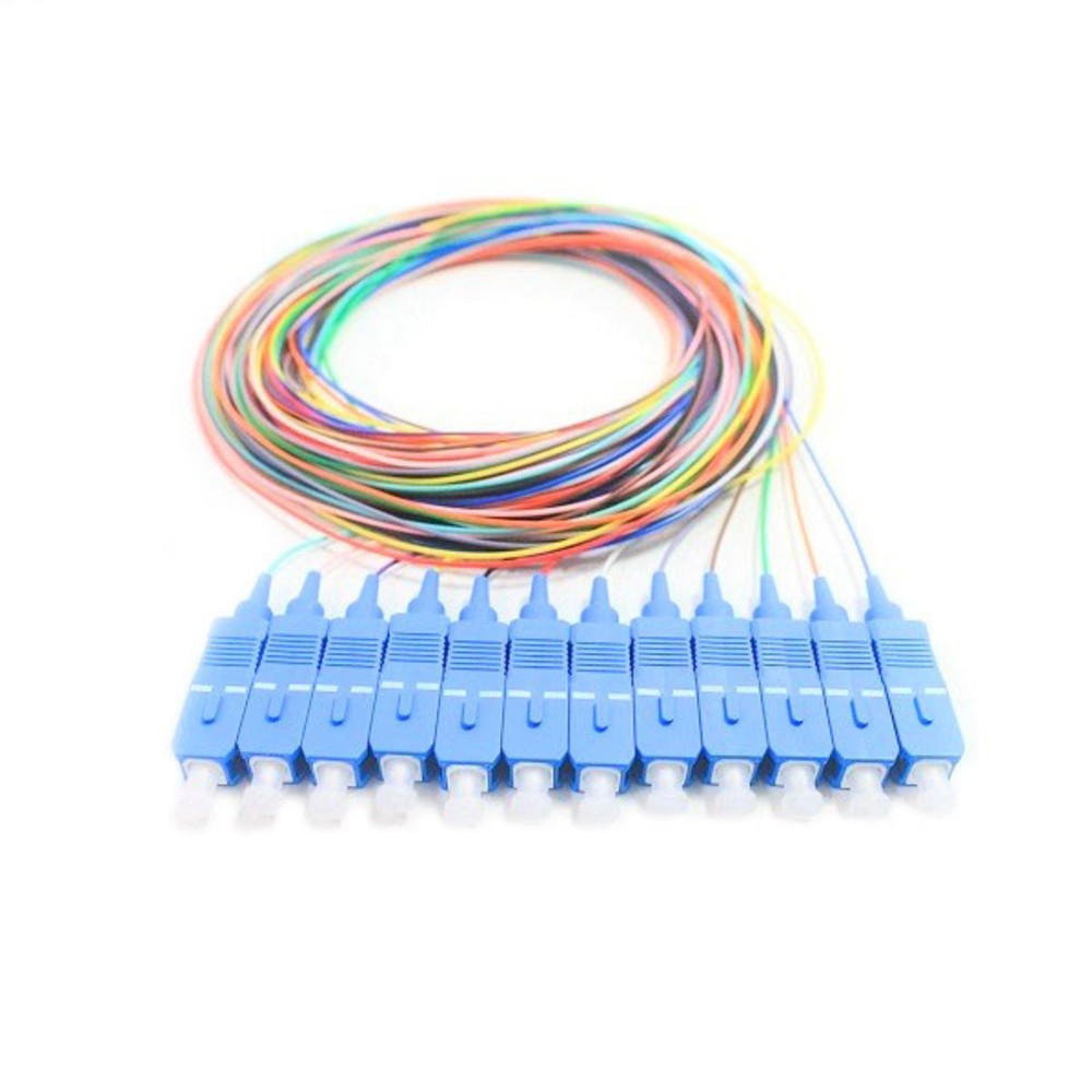 پیگتیل رنگی SC (سارا) سینگل مود بسته 12 تایی